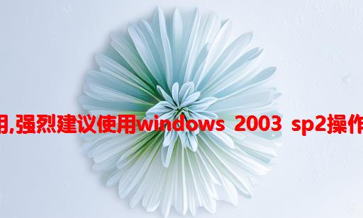 2003服务器系统网页真难用,强烈建议使用Windows 2003 SP2操作系统作为网站开发的平台...